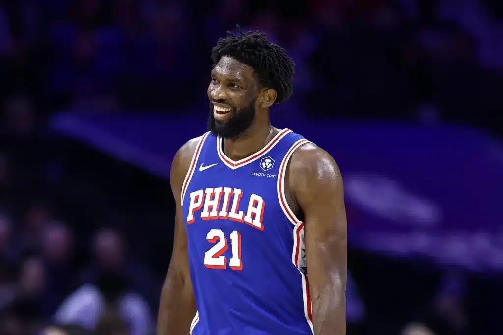 Joel Embiid, le MVP actuel de la NBA, des Philadelphia 76ers.