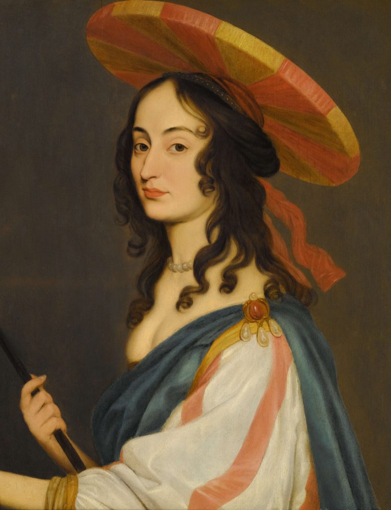 Louise-Hollandine du Palatinat, Autoportrait, vers 1650 - 55 . Collection particulière