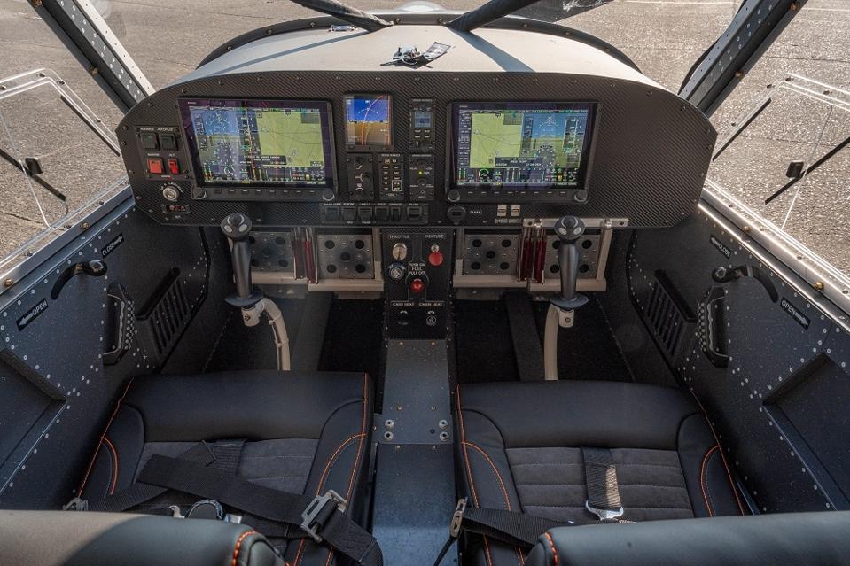 Intérieur du Vashon Aircraft Ranger Grand Teton aménagé pour dormir