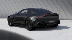 Vue arrière de l’Aston Martin Vantage S Spa-Francorchamps