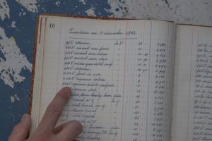 Inventaire de 1954 des Savonneries Bruxelloises
