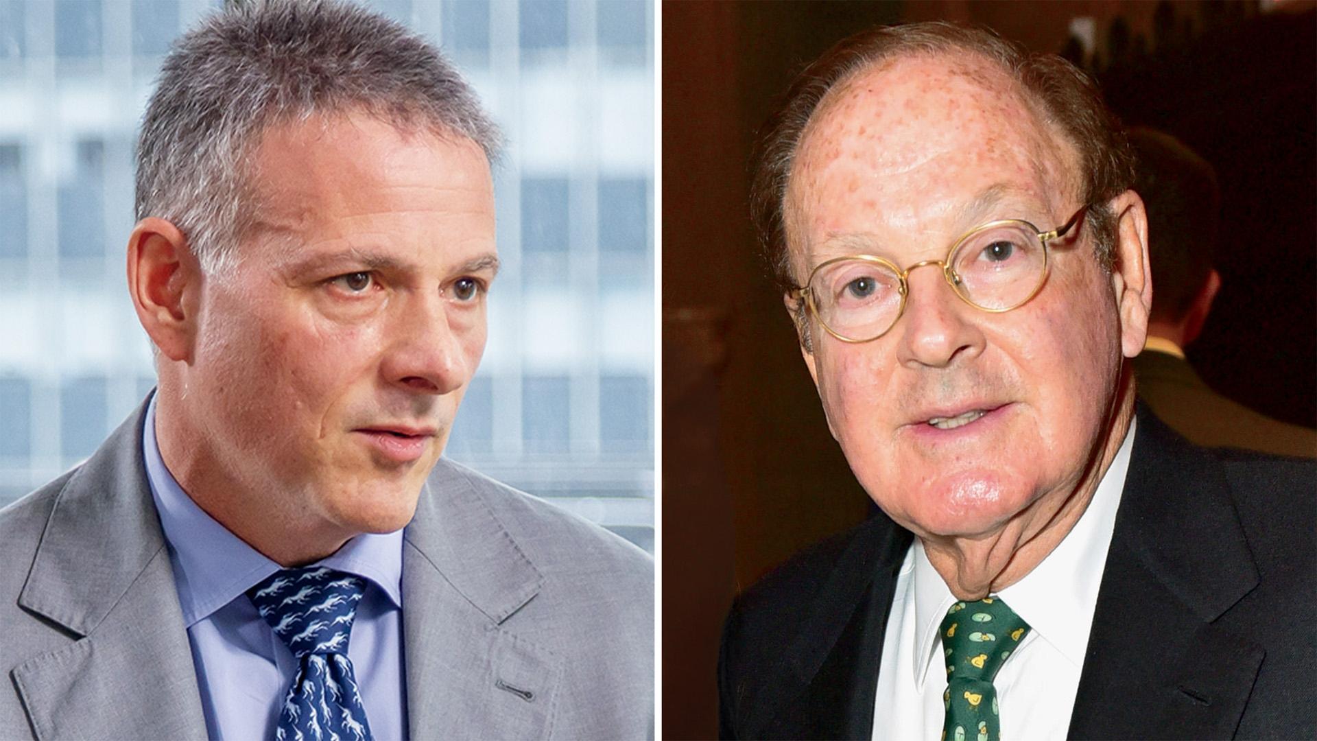 David Einhorn links en Bruce Toll rechts