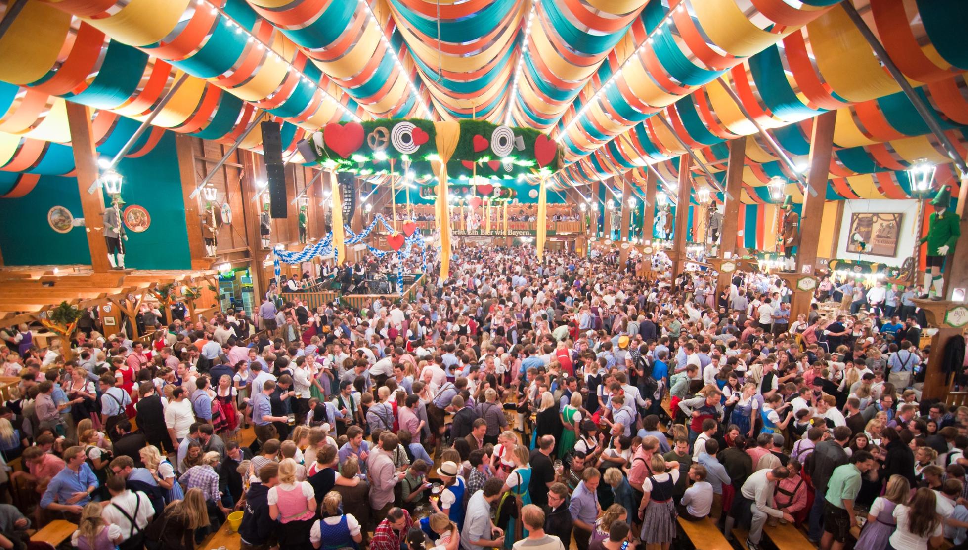Millions of visitors visit Oktoberfest.